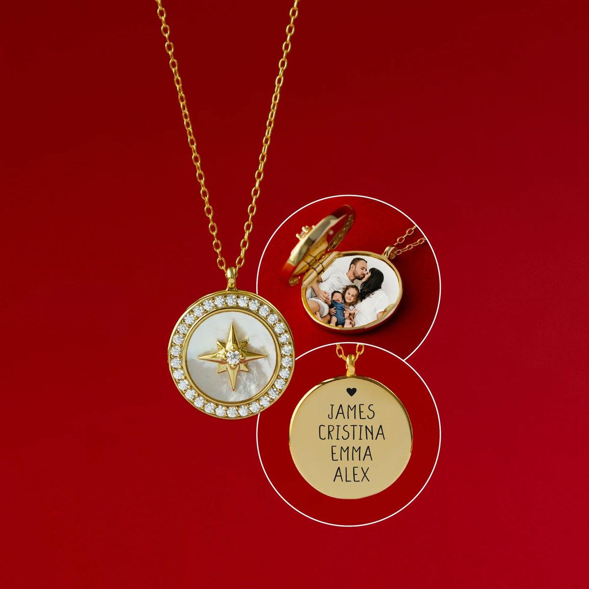 LUNA LOCKET | Loved Ones | Sterling Silver - MILA CANTES