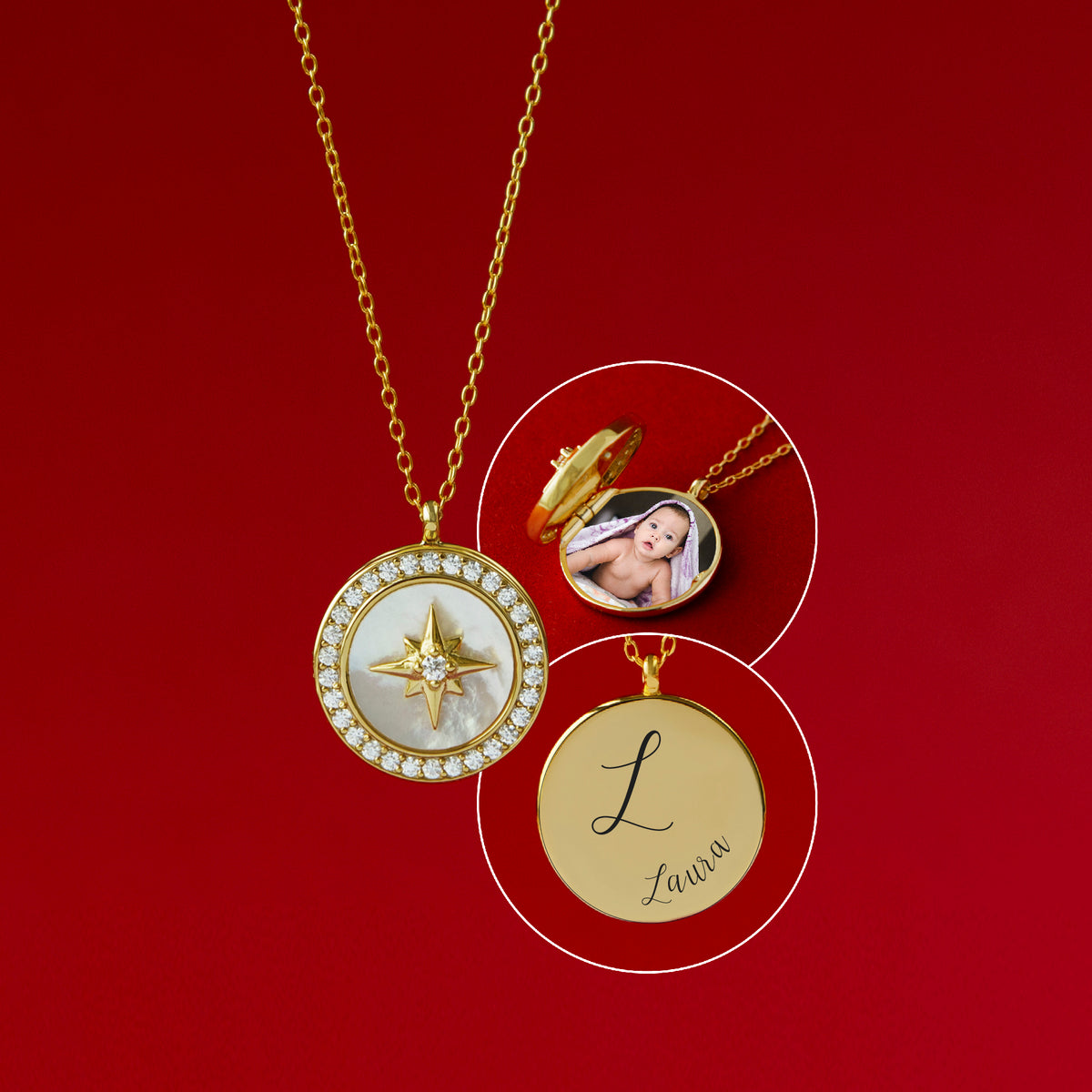 LUNA LOCKET | Unique | Sterling Silver - MILA CANTES